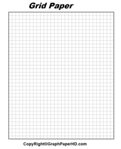 Printable Grid Paper