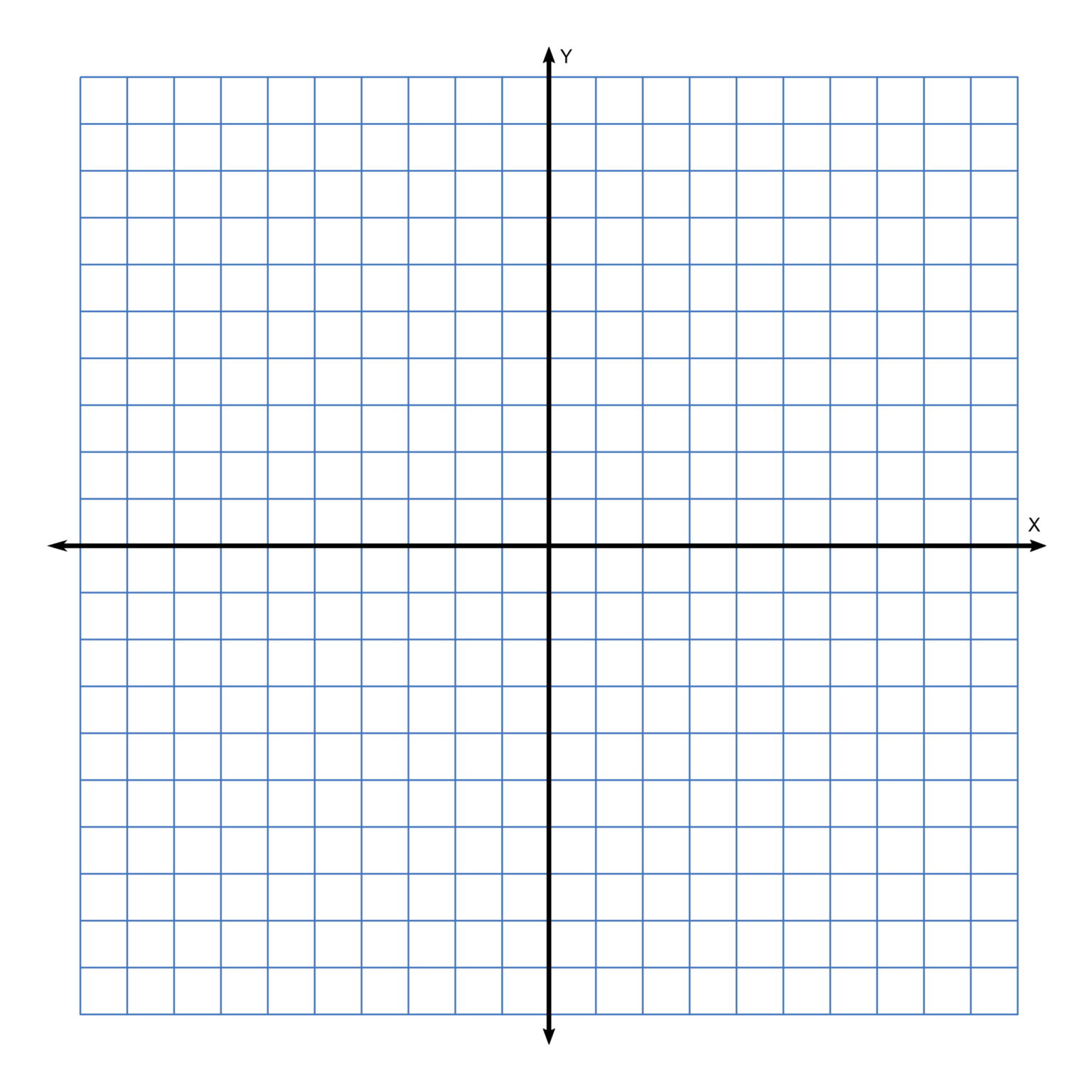 Coordinate Grid Paper Printable - Graph Paper HD